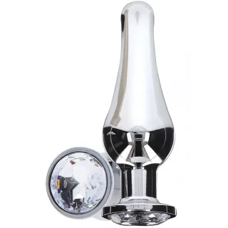 Analplug Diamond Bum Bijou Groß 9,5 x 1,8 cm