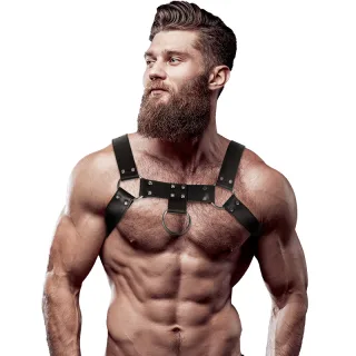 Harness Brustharness aus Ökoleder für Herren