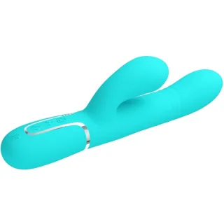 Rabbit-Vibrator Multifunktion mit G-Punkt-Stimulation Aqua Grün