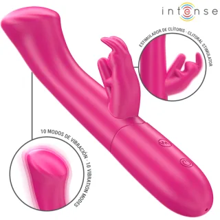 Rabbit-Vibrator Julieta Rabbit 10 Vibrationen Rosa 18,6 cm