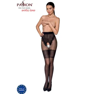 Strumpfhose Tiopen Schwarz Größe 1/2 20/40 den Modell 2