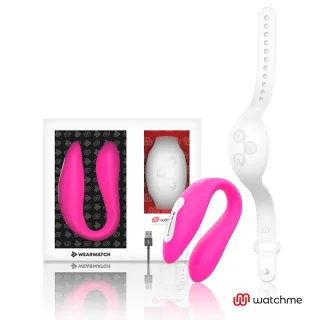 Vibrator Watchme Dual Fuchsia/Weiß