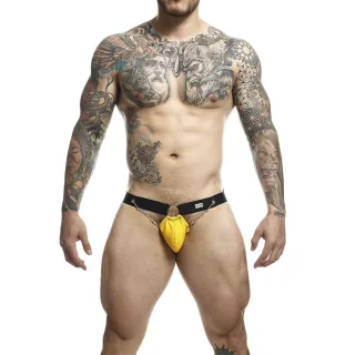 Dungeon Gelb Jockstrap mit Ketten Einheitsgröße