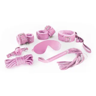 Fesselset Dungeons und Maidens Pink Kunstleder 17 cm
