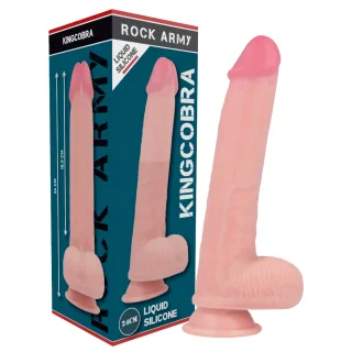Realistischer Dildo Kingcobra Natur 24 x Ø 4,77 cm