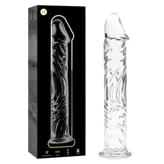 Glasdildo Modell 12 Transparent 17 cm