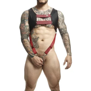 Strap-on Dungeon Harness mit Rotem Einheitsgröße