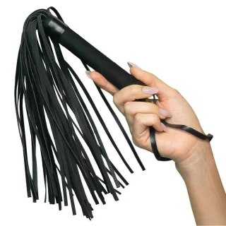 Peitsche Nocturnal Flogger Schwarz