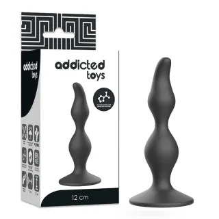 Analplug Schwarz 12 x 3 cm