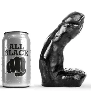 Realistischer Dildo All Black 15 x 4 cm