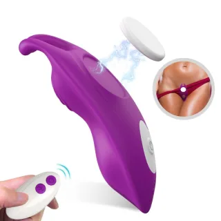 Honeybee G-Punkt-Slip-Vibrator mit Fernbedienung Lila