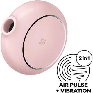 Vibrator Pro to Go 3 Doppelter Luftpulsstimulator & Rosa