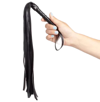 Peitsche BDSM-Kollektion Schwarz