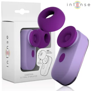 Auflegevibrator Intense Sabrina Klitoris-Stimulator Lila 6 cm