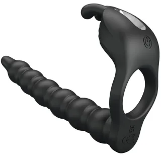 Analplug Blackney Penisringe mit -Plug