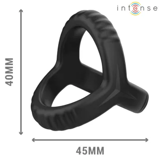 Penisring Carson Doppelring Schwarz 4 x Ø 4,5 cm