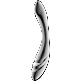Doppeldildo Pure Gravity 3 Edelstahl Doppelendeller Weiß