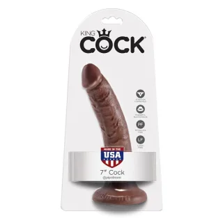 Realistischer Dildo Braun 17,8 cm