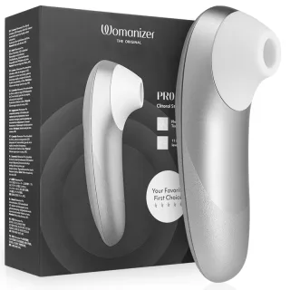 Pro Vibrant Klitorisstimulator Silbergrau
