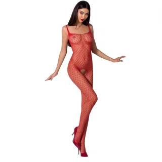 Woman Roter Bodystocking Einheitsgröße Modell 21