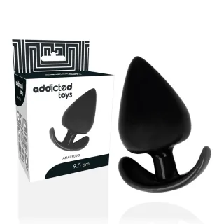 Analplug Schwarz 9,5 x 5 cm