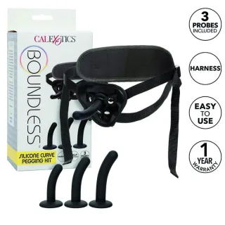 Strap-on Set Boundless Pegging Gekrümmt 9 x 2 cm
