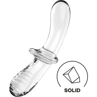 Glasdildo Doppel Kristall Transparent