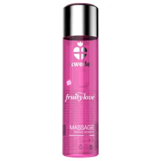 Massageöl Fruity Love mit Wärmeeffekt Himbeere & Rhabarber 120 ml