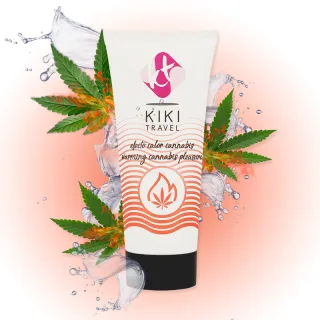 Kiki Travel Gleitgel Hanf-Aroma mit Wärmeeffekt 50 ml