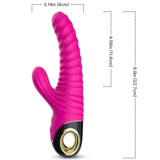 Vibrator Eternity Silikon Fuchsia 22,8 x 6,3 cm