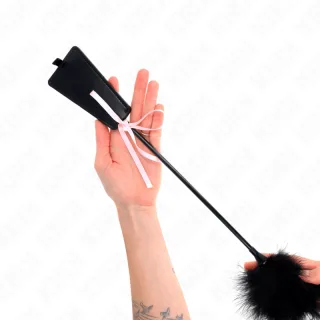 Fetisch-Toy Tickle Feathers mit Rosa Schleife
