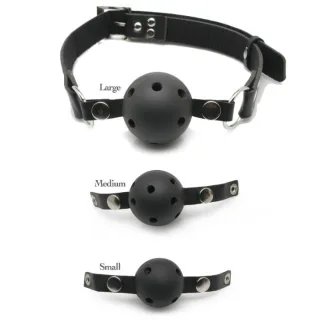 Knebel Ball Gag Training System Schwarz