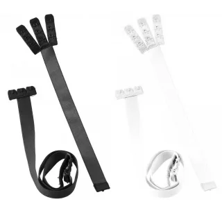 BH-Adapter für offenen Rücken Schwarz & Weiß