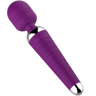 Massagestab Violett mit flexiblem Kopf Lila
