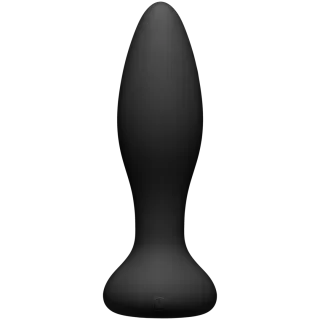Analplug Kink Vibe aus Silikon mit Fernbedienung Schwarz 11,7 x Ø 3,8 cm