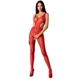 Woman Roter Bodystocking Einheitsgröße Modell 24