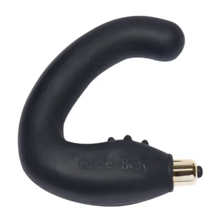 Rude Boy g-Spot-Analplug Schwarz 12 x 3 cm