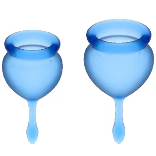 Intimpflege Feel Good Menstrual Cup Dunkelblau 15 + 20 ml