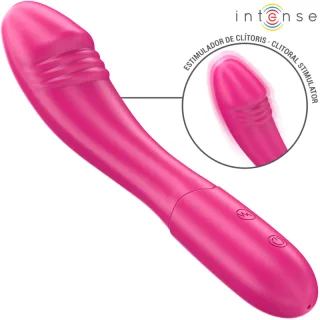 Vibrator Belinda Flexibel 10 Vibrationen Rosa 19 cm