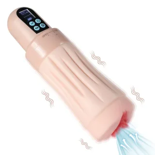 Suctroker V3.0 Vagina-Masturbator mit Vibration 27 x 8 cm