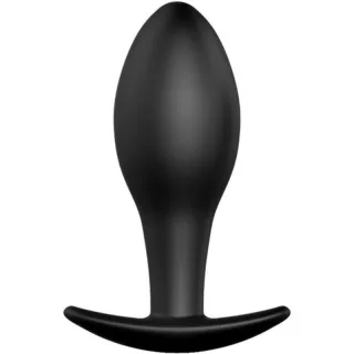 Analplug Anal Plug Silikonanker Schwarz 8,5 cm