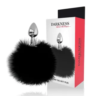 Analplug Buttplug mit Schwanz Schwarz 3 cm