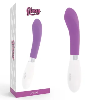 G-Punkt-Vibrator Glossy John Lila 12 cm