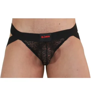 Jockstrap 005 Dessous-Look Schwarz – Größe XL
