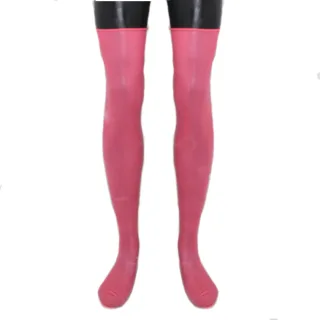 Latex Halterlose Strümpfe