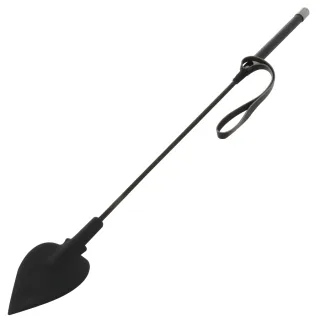 Peitsche Schwarz Silikon 60 cm