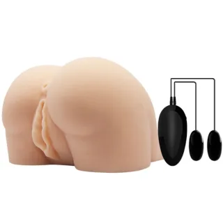 Masturbator Realistische Vagina und Anus mit Vibration Position 8
