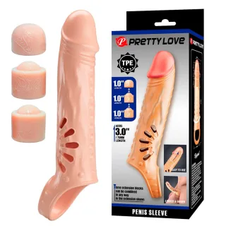 Penishülle mit Verlängerungen 24,3 cm