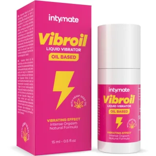 Stimulationsgel intymate Vibroil auf Ölbasis mit Vibrationseffekt 15 ml