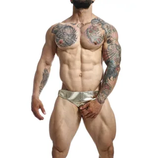 Dungeon Jockstrap Goldener Cockring Einheitsgröße